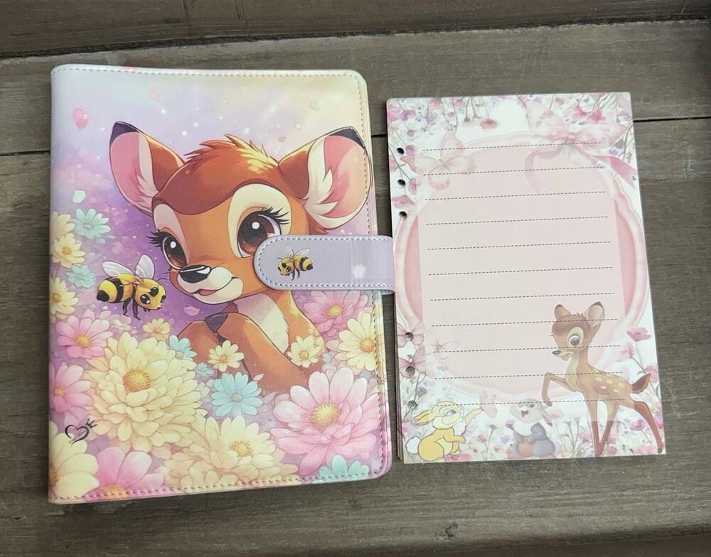 Bambi Size A5 Binder and matching paper
